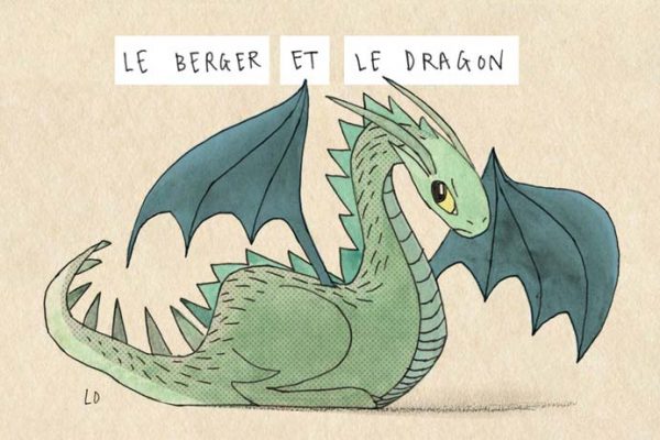 Le Berger et le Dragon illustration