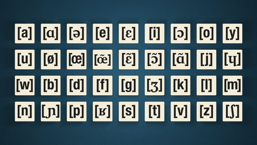 Prononciation française : Alphabet phonétique international