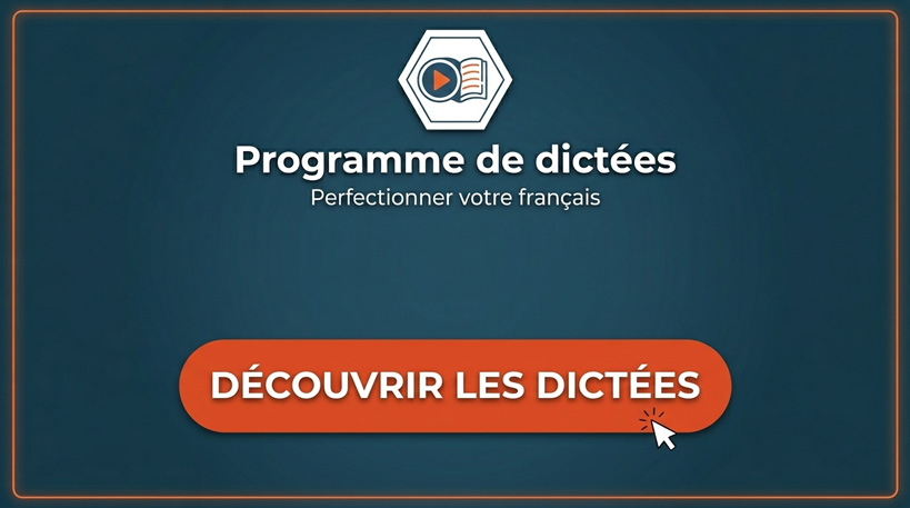 Accéder au Programme de dictées avec correction en ligne